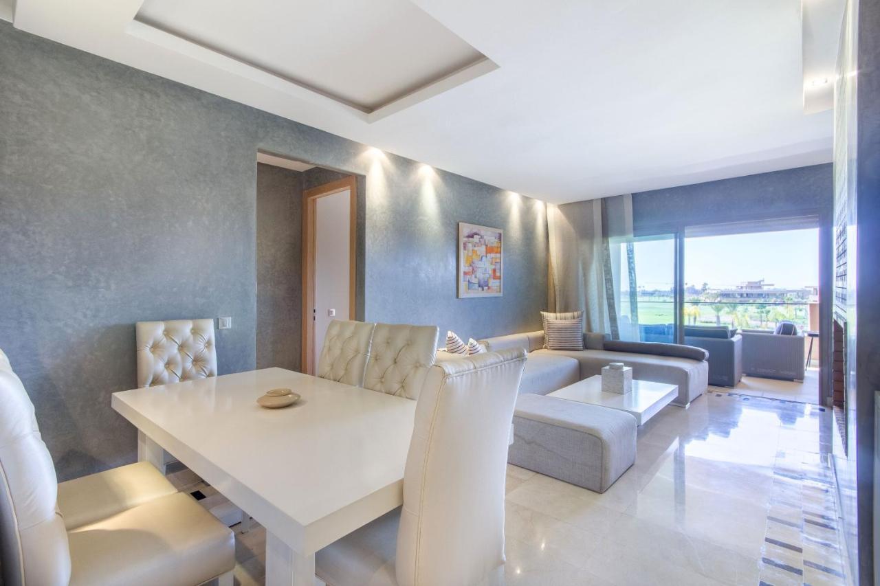 Lumineux Et Vue Degagee Sur Piscine A Prestigia Lägenhet Marrakesh Exteriör bild