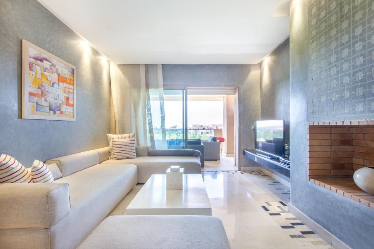 Lumineux Et Vue Degagee Sur Piscine A Prestigia Lägenhet Marrakesh Exteriör bild
